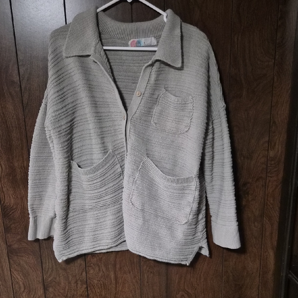 Cozy Women's Gray Cardigan